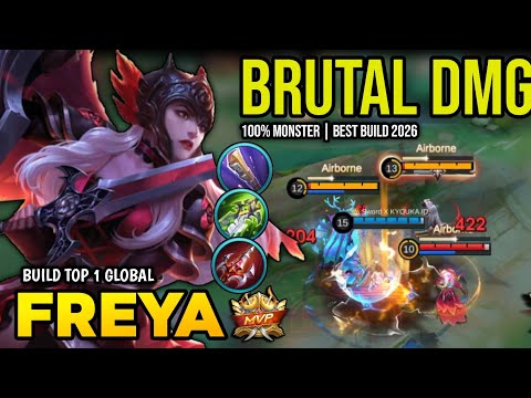 FREYA BEST BUILD 2026 | BUILD TOP 1 GLOBAL FREYA GAMEPLAY | MOBILE LEGENDS✓
