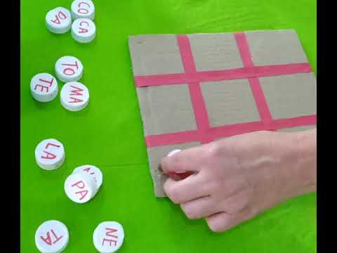 Jogo da velha de sílabas