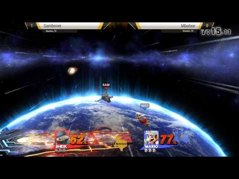 TXS2015 - Samboner (Sheik) vs Mbohne (Mario) SSB4 Top 8 / Smash for Wii U