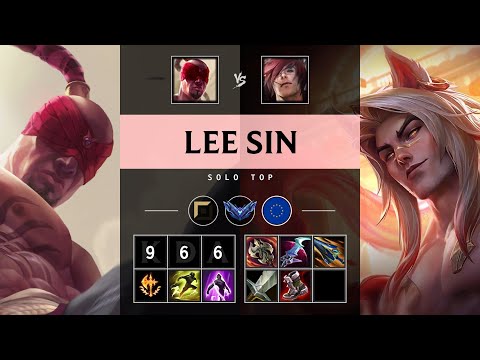 Lee Sin Top vs Sett - EUW Diamond Patch 25.08