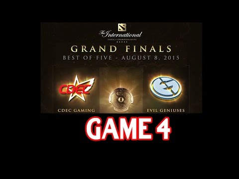 [DOTA2] TI5 Grand Final - CDEC vs EG - Game 4 - 1080p