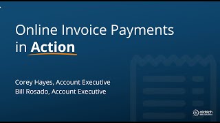Online Invoice Payments in Action!