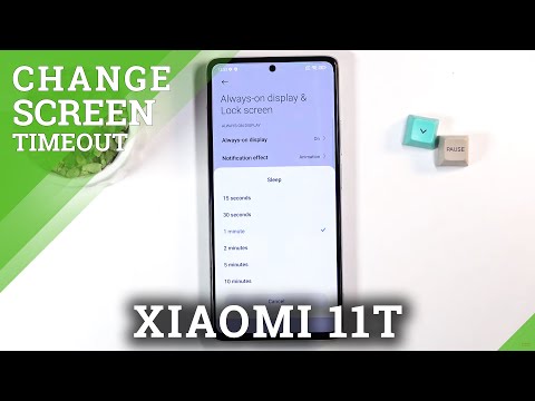 How to Manage Screen Timeout on Xiaomi 11T  - Set Up Display Extinction