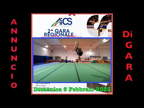 AICS Piemonte 2^ GARA Regionale Ginnastica ARTISTICA  5. 2 .2023 BIELLA
