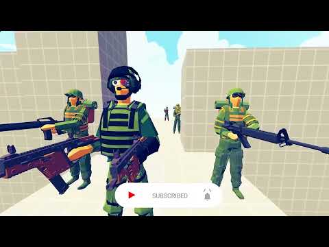 tabs SWAT vs Zombie 100 Units-Totally Accurate Battle Simulator |TABS