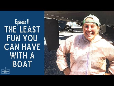 Bottom Paint and Rudder Shoe | Alberg 30 Refit Episode 11