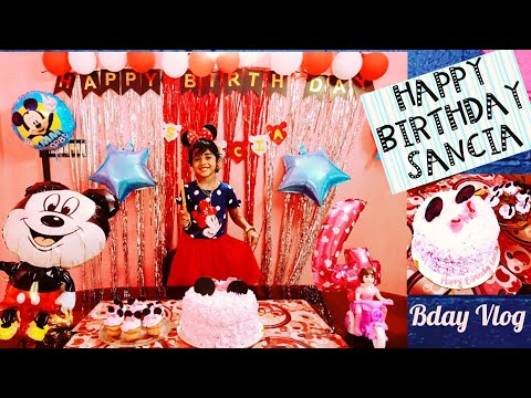 HAPPY BIRTHDAY SANCIA / #BIRTHDAY #AMAZON #MICKEYMOUSE #meesho #vlog #keralavacation