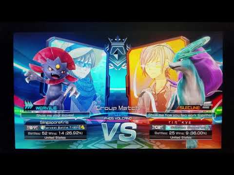 DualLucario Pokken DX Group FT3 SingaporeKris (Weavile) Vs RinKye (Suicune)