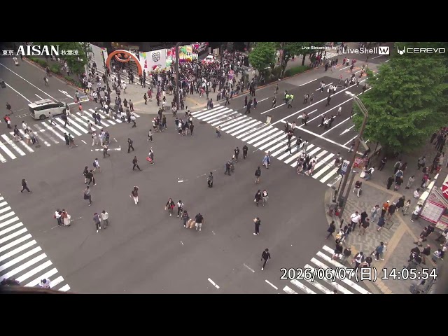 秋葉原中央通り交差点（愛三電機から）
