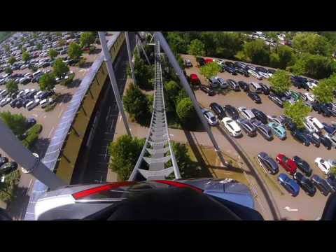 [Onride] Silverstar Megaachterbahn | Europa Park | Onride + Offride