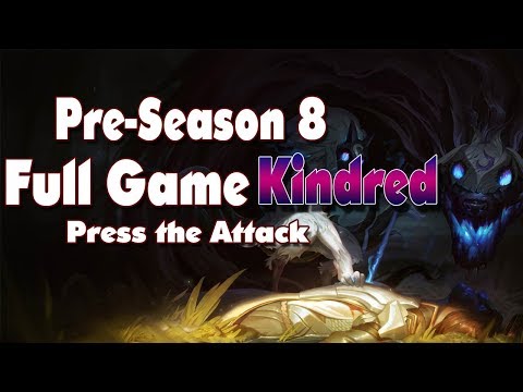 Kindred Press the Attack| Full Pre-Season 8 Jungle Game (League of Legends)