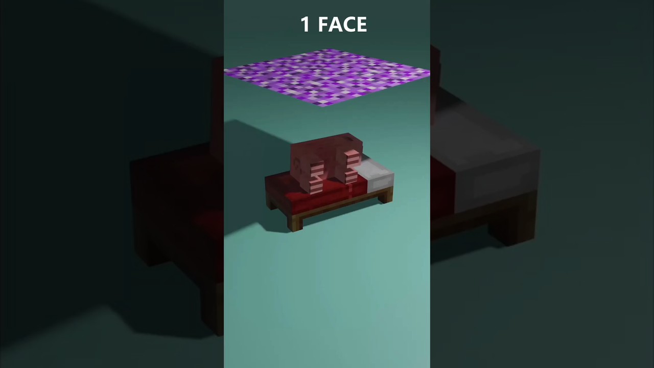 Cloth Simulation vs Minecraft Pig #clothsimulation #3dart #asmr #animation #blender