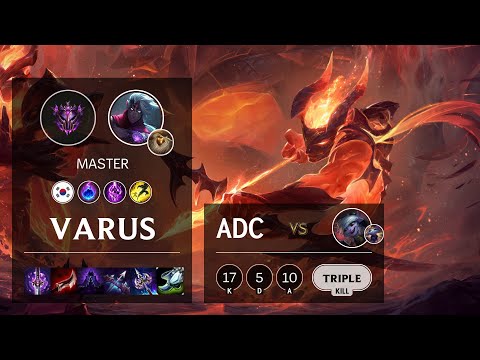Varus ADC vs Tristana - KR Master Patch 10.14