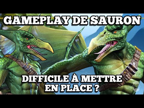 Présentation et gameplay de Sauron sur mcoc ! Un gameplay difficile à optimiser?