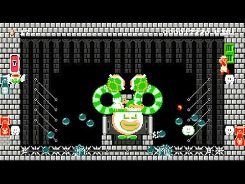 World 11-4 Volcanic Lands Castle by TheLaw ~ SUPER MARIO MAKER ~ NO COMMENTARY 1be