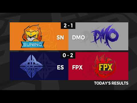 SN vs.DMO | ES vs. FPX - Week 4 Day 6 | LPL Summer Split (2020)