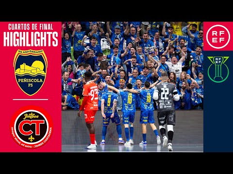 Resumen #CopadeEspañaFS  Servigroup Peñíscola 2 (4)-2 (2) Jimbee Cartagena Costa Cálida | Cuartos