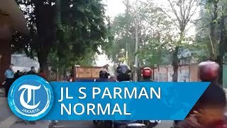 Pascabentrok, Arus Lalu Lintas di Jalan S Parman Kembali Normal