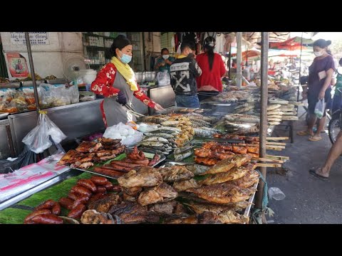 Different Varieties of Delicious Food @Boeng Trabek - Amazing Food Tour To Make Me Feel Hungry