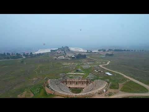 Pamuklale Hierapolis Antik Kenti Drone Çekimi