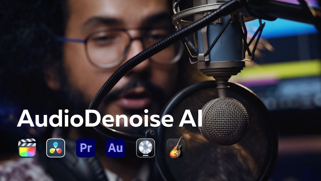 AudioDenoise AI for Final Cut Pro, Logic Pro, GarageBand, Premiere Pro
