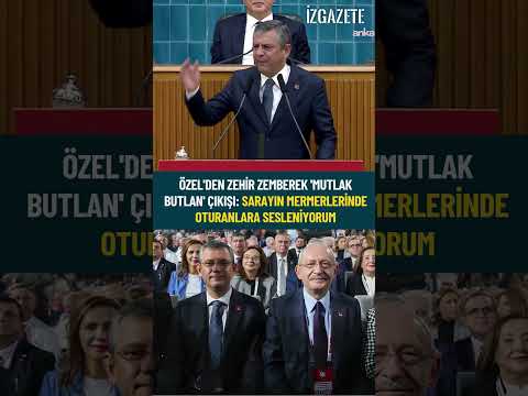 Özel’den sert mutlak butlan tepkisi #özgürözel #chp #kemalkılıçdaroğlu