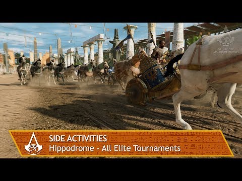 Assassin's Creed Origins - Side Activities - All Elite Hippodrome Tournaments