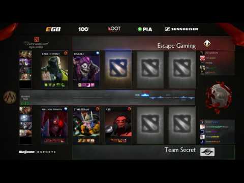 Secret vs Escape Gaming - TI6 EU Qualifiers w/ @Llamadownunder & @RyuuDota