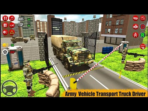 US Army Cargo Truck Simulator 3D - Vehicle Driving Mountain 3D - Android GamePlay 