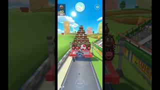 クリボー55体を爆弾で吹き飛ばすコースw #マリオカート #マリオカートツアー