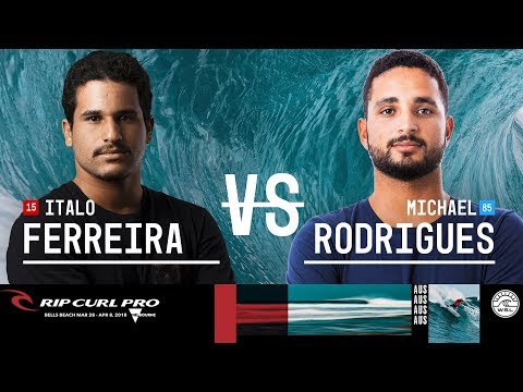 Italo Ferreira vs. Michael Rodrigues - Round Two, Heat 10 - Rip Curl Pro Bells Beach 2018
