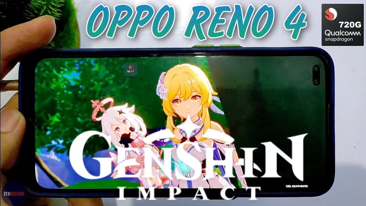 Genshin Impact Oppo Reno 4 Test on Snapdragon 720g