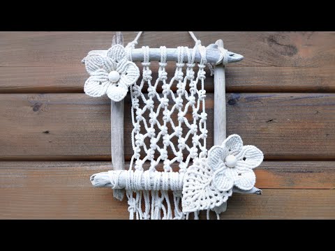 Macrame Designed Basket DIY