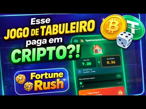 Jogue, avance e ganhe CRIPTO? Testei o Fortune Rush