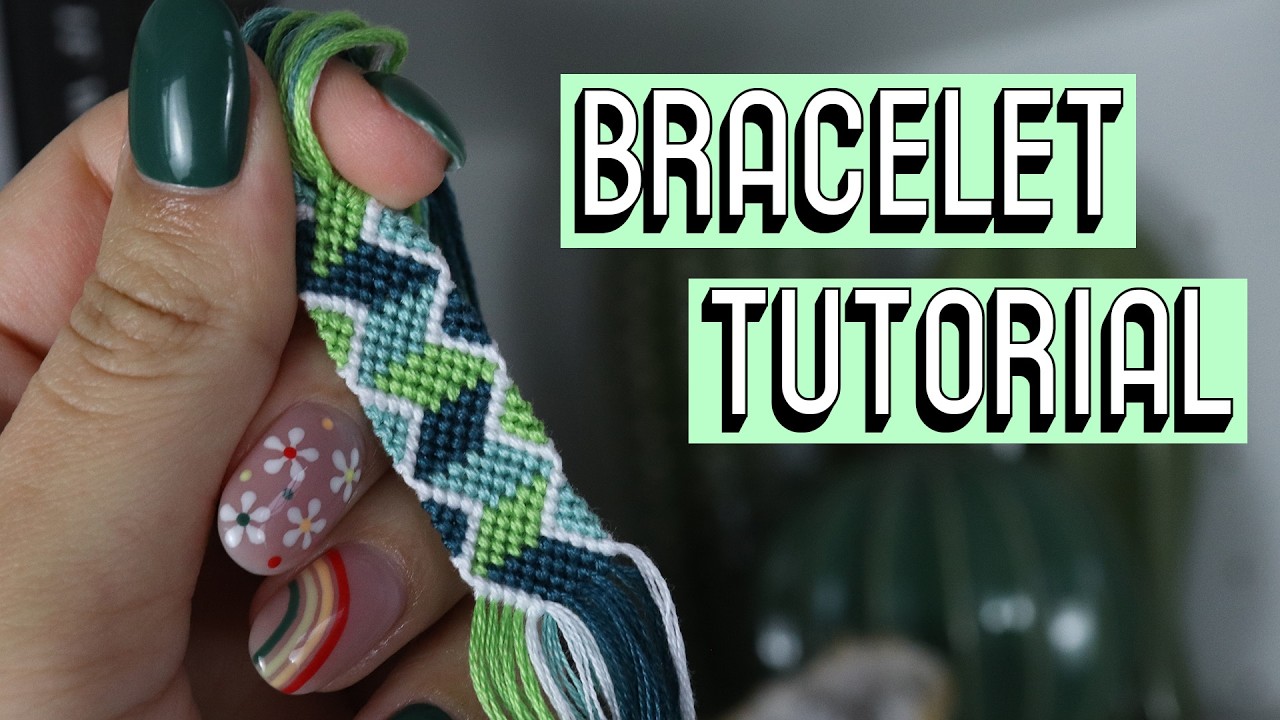 Cubic Zigzag Bracelet Tutorial [CC] || Friendship Bracelets