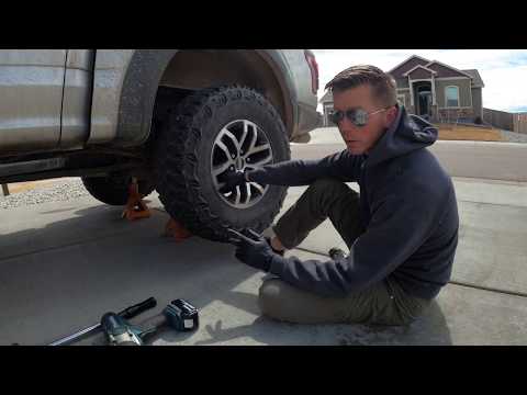 Ford Raptor tire rotation and spacer discussion