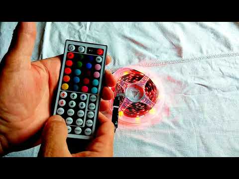 RGB светодиодная лента с пультом ДУ / RGB LED strip with remote control