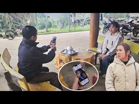Linh tearfully showed the photo she had taken to Luyen's father, making him very happy