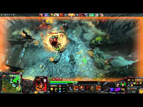 dota 2 epic match double mega creeps both sides