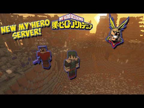 NEW My Hero Academia Minecraft Server SMP! My Hero Icee Episode 1
