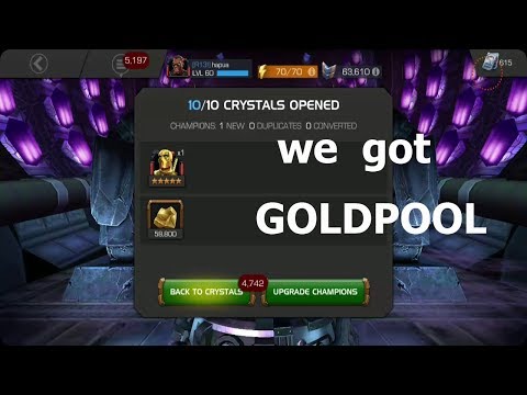 5 STAR GOLDPOOL ABILITY, RANKUP AND GAMEPLAY marvel contest of champion