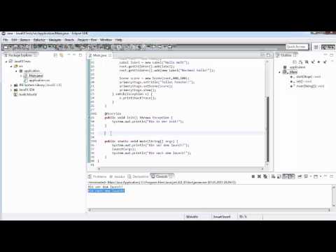 JavaFX 8 - #005 - Life Cycle [GERMAN]