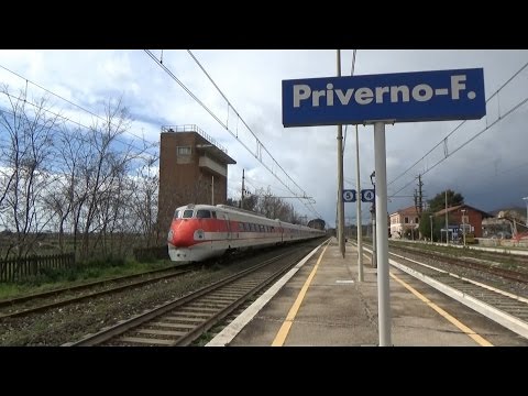 3 Marzo 2016: VISITA all' ETR 450 n.11 "PENDOLINO" in sosta a Priverno - Fossanova!