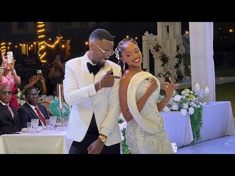 Newly wedded Couple Baby Gloria & Jonas Mbaleka make danceful Entrance at their wedding reception 