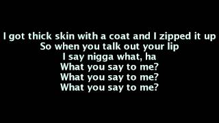 Diggy Simmons - What You Say To Me (J. Cole Diss) [LYRICS]