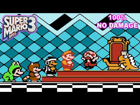Super Mario Bros 3 Full Game 100% Walkthrough (No Damage)