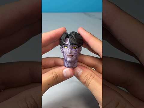 I made JINU from K-Pop Demon Hunters with POLYMER CLAY! #kpopdemonhunters #polymerclay #diy