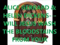 ALICE GERRARD & HAZEL DICKENS   WILL JESUS WASH THE BLOODSTAINS FROM YOUR HANDS