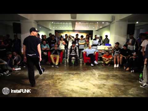 InstaFUNK 2015 Popping & Locking Battle - Lil'Yin vs Dimple - Popping Semi-final