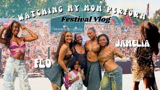 My Mom Performed at a Festival : FLO , Jamelia , Mighty Hoopla | FESTIVAL VLOG